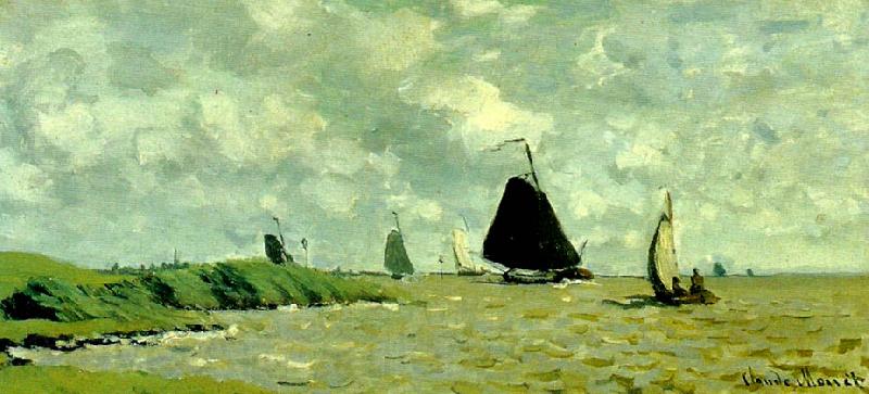Claude Monet scheldemynningen Spain oil painting art